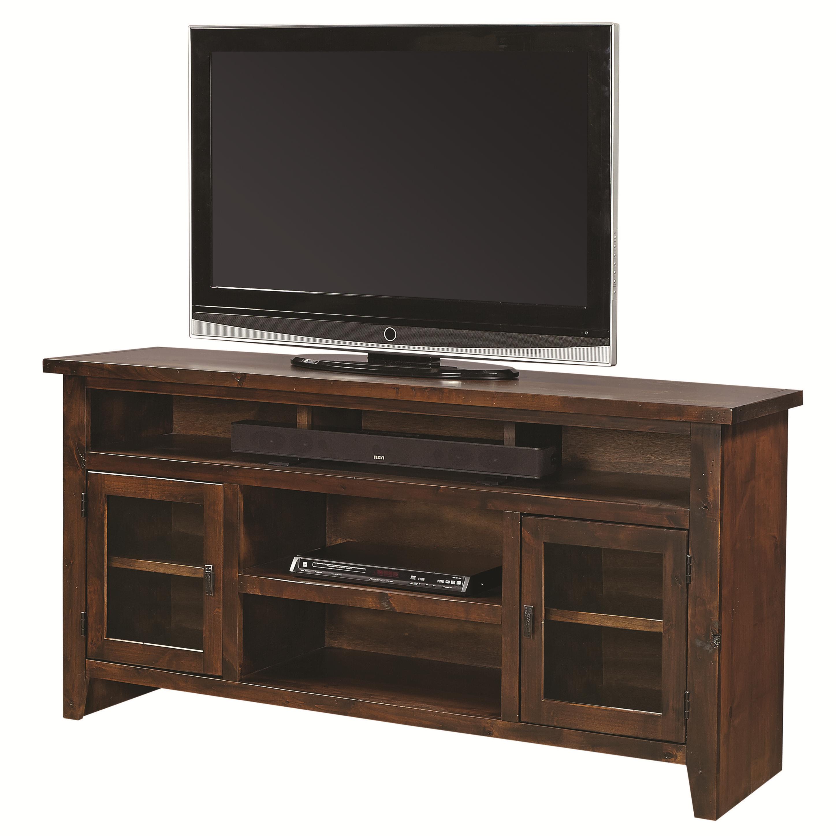 Aspenhome Alder Grove 65" Console with 2 Glass Doors Belfort